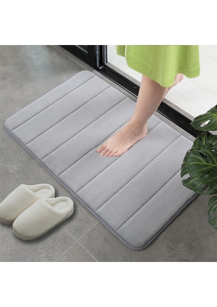 07 40-60 cm Düz Renk Banyo Paspas Kadife Kalınlaşmak Büyük Halılar Banyo Paspas Banyo Halı Seti Banyo Halısı Su Emme Kaymaz Halı (Yurt Dışından) indirimleri