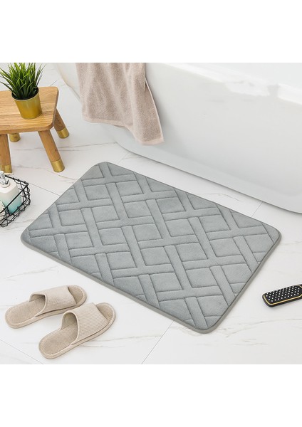 Sling Açık Mavi 60X90CM Inyahome Soft Step Premium Bellek Köpük Banyo Halısı Süper Emici Kaymaz Makinede Yıkanabilir Hızlı Kuru Banyo Paspası Banyo Halısı (Yurt Dışından) fırsatları