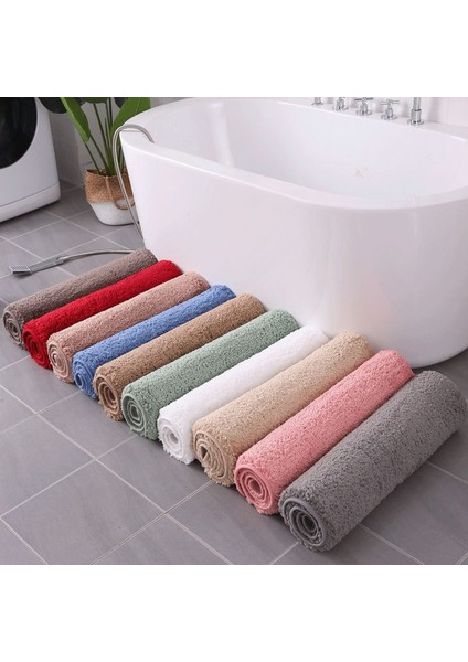 Şampanya 60X90 cm Mikrofiber Banyo Paspas Süper Emici Banyo Halıları Kilim Küvet Zemin Mat Paspas Duş Odası Tuvalet Banyo Paspas 4 Boyutu (Yurt Dışından)