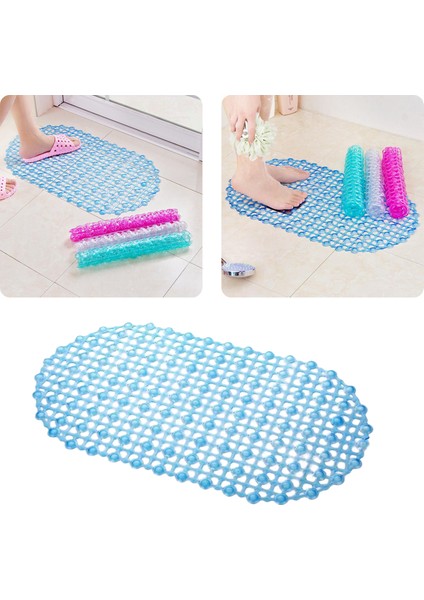 Beyaz 67X37 cm Mat Küvet Banyo Paspas Pvc Küçük Küvet Emniyet Duşu Kaymaz Banyo Paspasları Vantuzlu Zemin Mat (Yurt Dışından) fırsatları