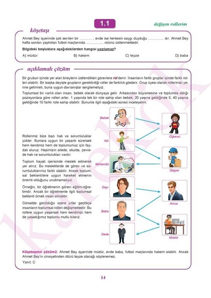6. Sınıf Sözel Mps (Modüler Piramit Sistemi)+Yeni Nesil Sorular