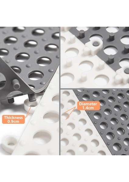 Yeşil Sarı 4 Adet Banyo Kaymaz Mat Ekleme Ayak Mat Ev Tuvalet Duş Odası Banyo Zemin Mat Yeni Su Geçirmez Mat Dikiş Ayak Pedi (Yurt Dışından) fırsatları