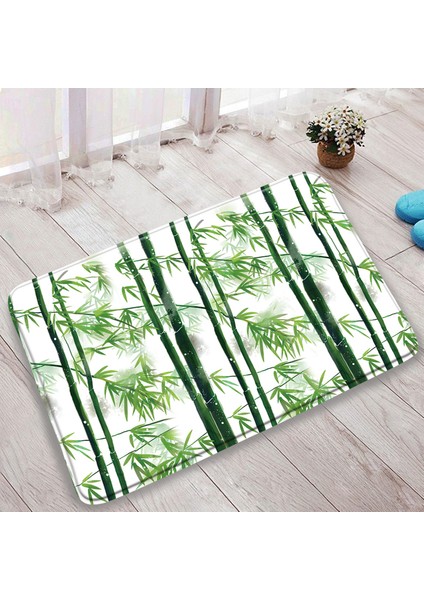 DD-3125ZW 75X45CM-29.5X17.7IN Bambu Zen Taş Akışı Banyo Kaymaz Banyo Paspasları Mutfak Halıları Giriş Paspas Oturma Odası Başucu Zemin Halı Ev Dekor (Yurt Dışından)