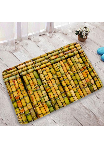 DD-977ZY 60X40CM-23.6X15.7IN Bambu Zen Taş Akışı Banyo Kaymaz Banyo Paspasları Mutfak Halıları Giriş Paspas Oturma Odası Başucu Zemin Halı Ev Dekor (Yurt Dışından)