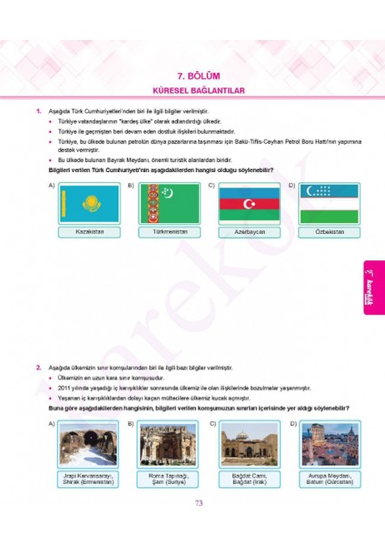 6. Sınıf Sözel Mix (Türkçe-Sosyal Bilgiler-Din Kültürü ve Ahlak