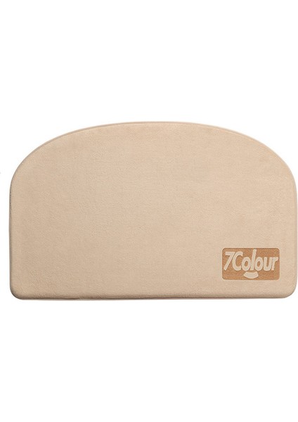 Bej Kalınlaşmış 50X80 cm Kalınlaşmış Banyo Paspas Halı Su Emici Kaymaz Bellek Köpük Banyo Paspas Halı Küvet Halıları Duş Odası Paspas Ayak Pedi (Yurt Dışından)