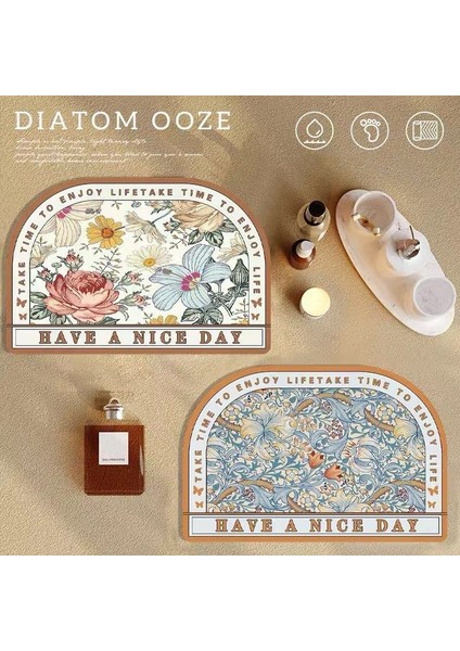 Renk B 40X60 cm Amerikan Tarzı Banyo Paspas Süper Emici Banyo Duş Mat Kaymaz Zemin Halı Nappa Cilt Giriş Halı Paspas Diatom Çamur (Yurt Dışından) fiyatları