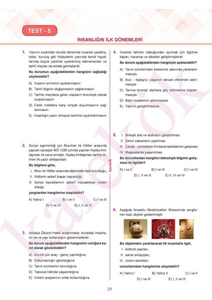 TYT Tarih Terimleri + Soru Bankası + Deneme Seti