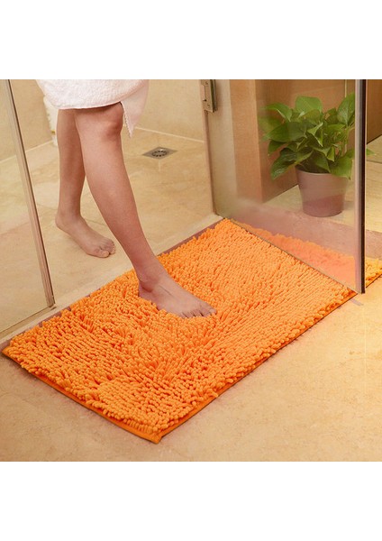 Turuncu Yaklaşık 50X80CM 12 Renk Banyo Paspas, Tuvalette Kaymaz Banyo Halısı, Yatak Odası Kanepe Alfombra Bano Için 3 Boyutlu Banyo Halısı (Yurt Dışından)