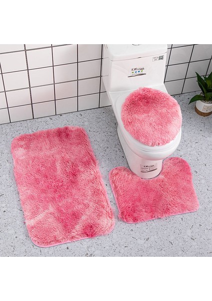Sarı 37X40 50X40 50X80CM 3 Adet/takım Renkli Banyo Paspas Seti Flanel Duş Halıları Kaymaz Tuvalet Halıları Banyo Paspas Tuvalet Kapağı Kapak Seti Paspaslar 50X80CM (Yurt Dışından) fiyatları