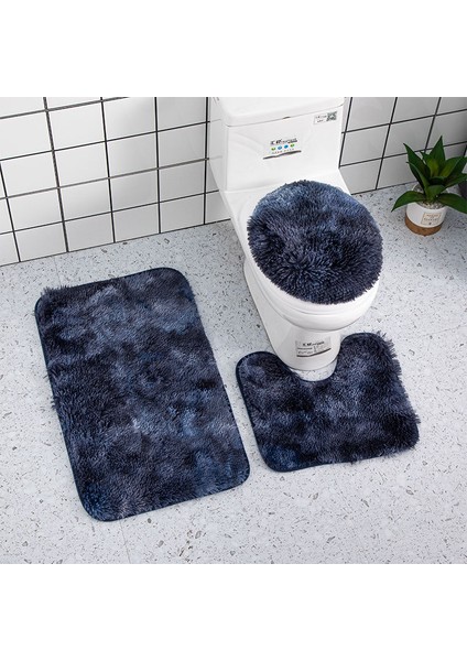 Sarı 37X40 50X40 50X80CM 3 Adet/takım Renkli Banyo Paspas Seti Flanel Duş Halıları Kaymaz Tuvalet Halıları Banyo Paspas Tuvalet Kapağı Kapak Seti Paspaslar 50X80CM (Yurt Dışından) fırsatları