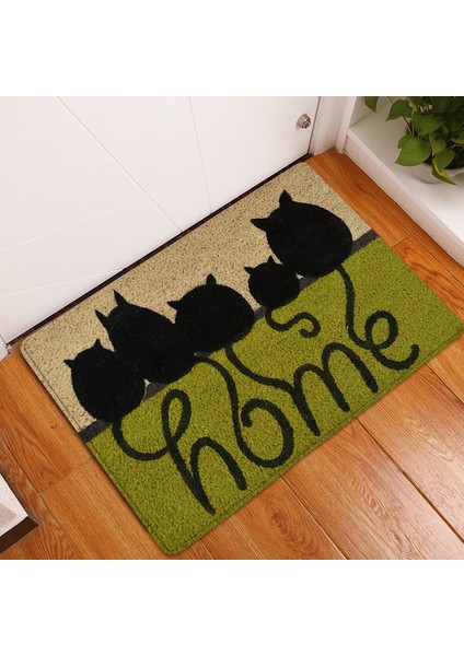 BJW-4060-211008 (2) 500MMX800MM Mutfak Halı Paspaslar Oturma Odası Için Hoş Geldiniz Mat Hayvan Sevimli Kedi Paspas Mutfak Mat Banyo Kaymaz Halı Kapı Halı (Yurt Dışından) modelleri