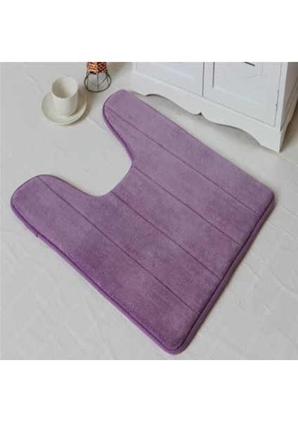 Stil 2 U-Şekilli Su Emici Köpük Banyo Paspasları Tuvalet Paspas Banyo Mercan Polar Halı Halı Kaymaz Zemin Tuvalet Ev Dekorev (Yurt Dışından) modelleri