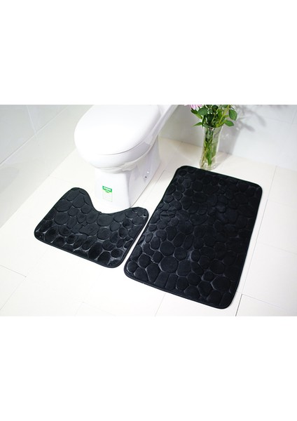 Altın Kabuk Kabartma Banyo Paspas Bellek Köpük Duş Halı Mat Tuvalet Halıları Duş Odası Kapak Tuvalet Paspası Banyo Zemin Pedi (Yurt Dışından) indirimleri
