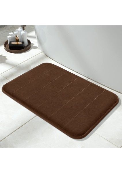 Gri 60CM x 90CM 2 Adet Süper Emici Banyo Paspas Hızlı Kuru Banyo Halı Kaymaz Giriş Kapı Mat Napa Deri Zemin Mat Tuvalet Halı Ev Dekor (Yurt Dışından)
