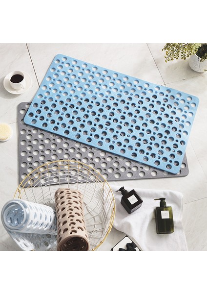 4 Beyaz 43X75CM Su Geçirmez Kaymaz Duş Banyo Paspas Toksik Olmayan Tatsız Tpe Yumuşak Banyo Paspasları Ev Kaymaz Büyük Hidrofobik Ped Içi Boş (Yurt Dışından) indirimleri