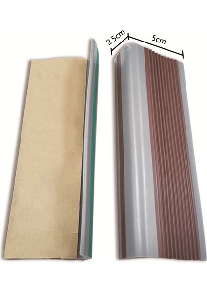 05 Kalın Pvc Çarpışma Önleyici Kauçuk Kaymaz Merdiven Basamağı Açısı Köşe Zemin Katmanlı Merdiven Kaymaz Şerit Bant Adım Kenar Trim 5x2.5 M (Yurt Dışından) modelleri