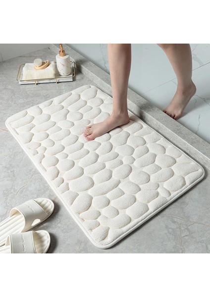 Mavi 600 mm x 900 mm Arnavut Kaldırımı Kabartmalı Banyo Banyo Paspas Kaymaz Halılar Lavabo Küvet Yan Kat Halı Duş Odası Paspas Hafızalı Köpük Ped (Yurt Dışından) modelleri