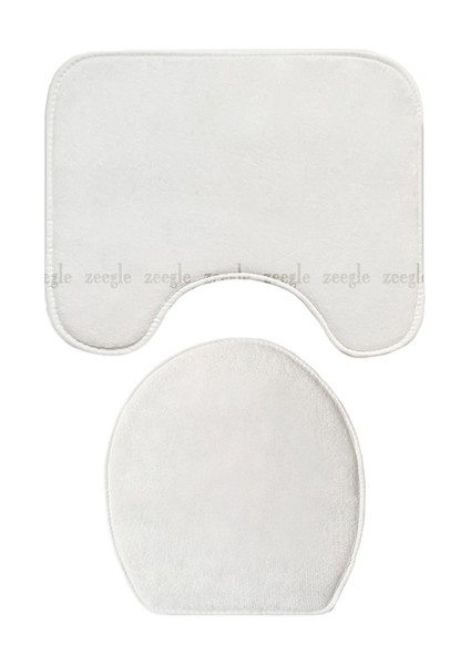 Aj-Mbs Gösterildiği Gibi Ekose Baskılı Banyo Halı Kilim Banyo Paspas ve Su Geçirmez Duş Perdesi Seti Hafızalı Köpük Klozet Kapağı Mat Ayak Paspasları (Yurt Dışından)