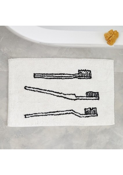 60X90CM Yaratıcı Komik Banyo Halıları Yatak Odası Oturma Odası Halısı Kaymaz Emici Giriş Kapısı Paspası Özel Desen Ev Yumuşak Banyo Paspası (Yurt Dışından)