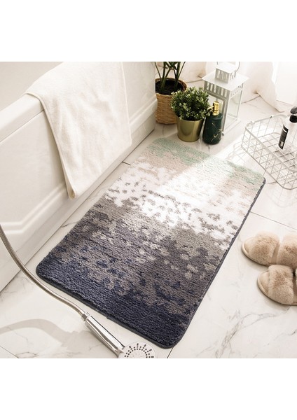 C 60X90 cm Özel Sadelik Iskandinav Tarzı Banyo Paspas Kaymaz Akın Banyo Halısı Hızlı Su Emici Zemin Yatak Odası Oturma Odası Halı (Yurt Dışından)