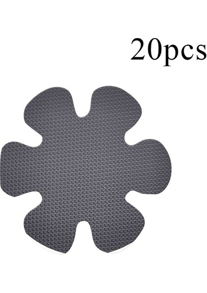 Gri Çiçek 10X10 cm 20 Adet Kaymaz Küvet Çıkartmalar Banyo Çiçek Kendinden Yapışkanlı Kaymaz Küvet Çıkartmaları Çıkartmalar Banyo Duş Kaymaz Çıkartmalar (Yurt Dışından)