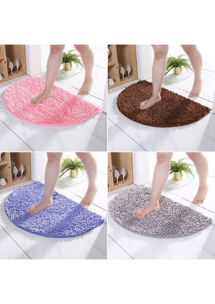 Kırmızı 40CMX60CM Şönil Paspas Paspas Banyo Emici Mat Yatak Odası Halısı Oturma Odası Mat Banyo Kaymaz Mat Mutfak Mat (Yurt Dışından) modelleri
