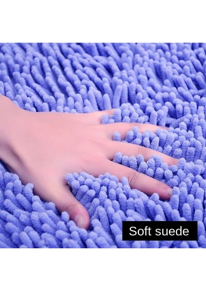 Kırmızı 40CMX60CM Şönil Paspas Paspas Banyo Emici Mat Yatak Odası Halısı Oturma Odası Mat Banyo Kaymaz Mat Mutfak Mat (Yurt Dışından) fırsatları