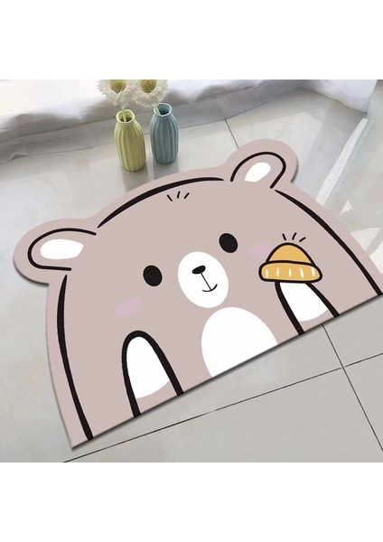 Q 60X90 mm Süper Emici Banyo Paspas Çabuk Kuruyan Banyo Halısı Kaymaz Giriş Paspas Nappa Cilt Paspaslar Tuvalet Halı Ev Dekor (Yurt Dışından) indirimleri