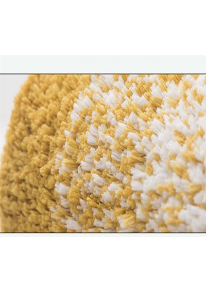 Dikdörtgen Sarı Degrade Renk Banyo Paspas Modern Anti-Skid Tuvalet Halıları Set Dikdörtgen U Şekli Paspas Banyo Kaputları Mikrofiber 50X80 50X50CM (Yurt Dışından)