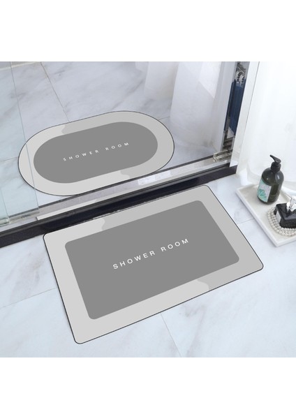 Pembe Çift 60X90 cm Süper Emici Banyo Paspas Çabuk Kuruyan Banyo Halısı Kaymaz Giriş Paspas Nappa Cilt Paspaslar Tuvalet Halı Ev Dekor (Yurt Dışından) modelleri