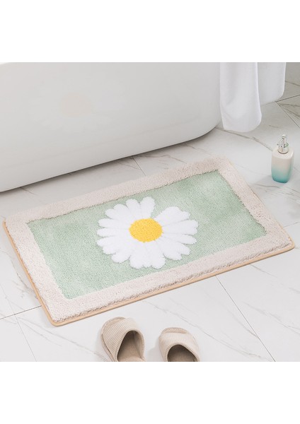 Papatya 3 50X80 cm Inyahome Papatya Kaymaz Banyo Paspas Kalınlaşmış Banyo Halısı Banyo Emici Ultra Yumuşak Mat Halı Kabarık Mikrofiber Başucu Halı (Yurt Dışından) fiyatları