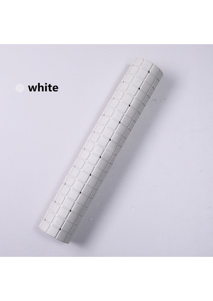 Beyaz 42X81 cm Kalınlığı Pvc Banyo Kaymaz Mat Banyo Duş Mat Yer Minderi Küvet Mat Masaj Mat Vantuz Ile, Drenaj Deliği (Yurt Dışından)