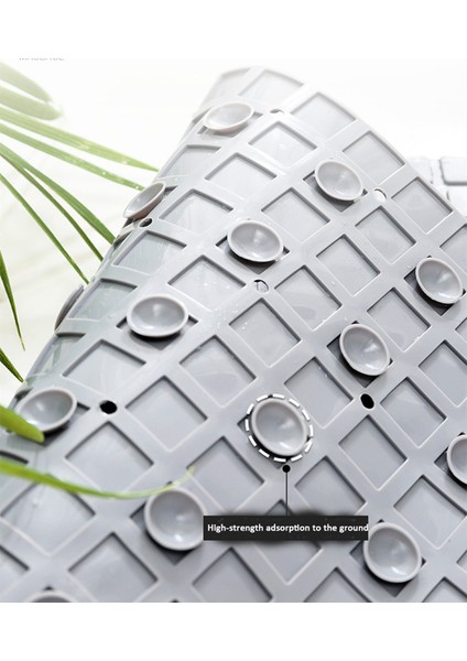 Beyaz 42X81 cm Kalınlığı Pvc Banyo Kaymaz Mat Banyo Duş Mat Yer Minderi Küvet Mat Masaj Mat Vantuz Ile, Drenaj Deliği (Yurt Dışından) fırsatları