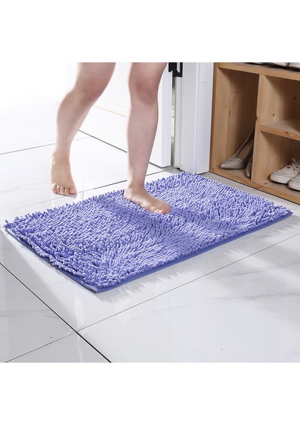Ch-05 50X80CM Inyahome Peluş Mikrofiber Kaymaz Yumuşak Banyo Halısı Emici Makinede Yıkanabilir Şönil Banyo Paspas Hızlı Kuru Sevişmek Banyo Halısı (Yurt Dışından)