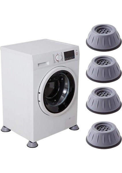 Küçük-4 Adet Sabitleyici Anti Titreşim Kaymaz Damper Standı Buzdolabı Tabanı Çamaşır Makinesi Ayak Pedleri Mobilya Yükseltici Desteği (Yurt Dışından) fırsatları