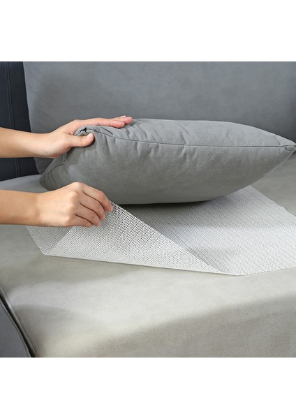Bej Beyaz 70CMX160CM Pvc Köpük Kaymaz Mat Yatak Kanepe Mat Kaymaz Net Kumaş Ev Halı Yoga Mat Kaymaz Sabitleme Taban Kumaş (Yurt Dışından)