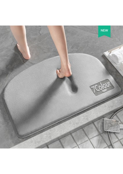 Gri Logolu 600 mm x 900 mm Süper Emici Banyo Paspası Çabuk Kuruyan Duş Halıları Banyo Halısı Kaymaz Giriş Paspas Paspaslar Tuvalet Halı Ev Dekor (Yurt Dışından) fiyatları