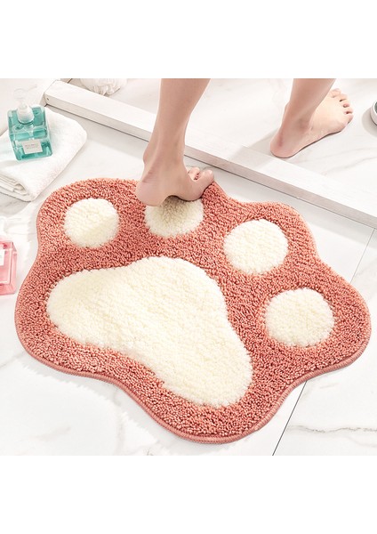 Yeşil 45X60 cm Karikatür Ayak Şekli Banyo Paspas Banyo Kapısı Emici Ayak Mat Kaymaz Mikrofiber Banyo Halısı Makinesi Yıkanabilir Banyo Halısı (Yurt Dışından) fiyatları