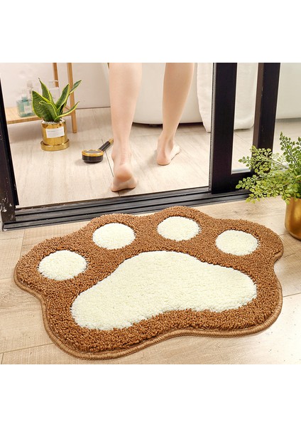 Yeşil 45X60 cm Karikatür Ayak Şekli Banyo Paspas Banyo Kapısı Emici Ayak Mat Kaymaz Mikrofiber Banyo Halısı Makinesi Yıkanabilir Banyo Halısı (Yurt Dışından) fırsatları