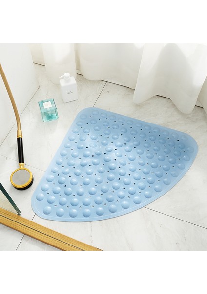 Gary 70X70 cm Banyo Paspas Tuvalet Paspas Duş Ayak Mat Pvc Banyo Paspas Banyo Halı Emniyet Kaymaz Fan Şeklinde Vantuz Zemin Mat (Yurt Dışından) fırsatları