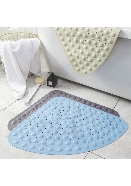 Gary 70X70 cm Banyo Paspas Tuvalet Paspas Duş Ayak Mat Pvc Banyo Paspas Banyo Halı Emniyet Kaymaz Fan Şeklinde Vantuz Zemin Mat (Yurt Dışından) indirimleri