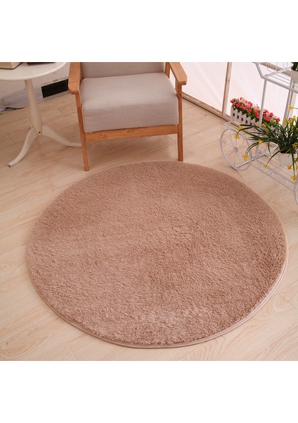 Bej Çapı Yaklaşık 140 cm Yuvarlak Katı Halı Oturma Odası Yatak Odası Mat Su Emici Mat Yatak Odası Halı Başucu Kilim Çay Masa Halısı 11 Renk Paspaslar (Yurt Dışından) indirimleri