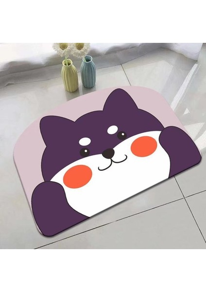 80X120 mm Süper Emici Banyo Paspas Çabuk Kuruyan Banyo Halısı Kaymaz Giriş Paspas Nappa Deri Paspaslar Tuvalet Halı Ev Dekor (Yurt Dışından)