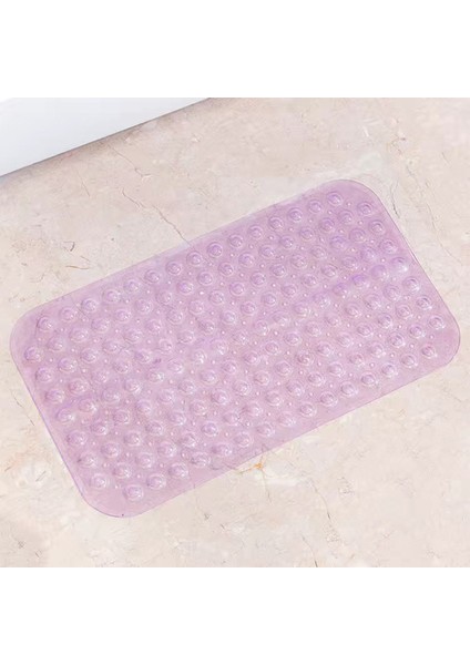 I Şeffaf Mor 70X38CM Uzun Pvc 40X100CM/70X38CM Banyo Paspası Masaj Banyo Halıları Güvenlik Kaymaz Duş Küvet Mat Vantuz Zemin Mat Ayak Pedi (Yurt Dışından)