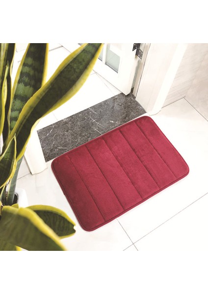 Kırmızı 50X80CM Yeni Hafızalı Köpük Banyo Paspası Süper Emici Kaymaz Banyo Halısı Kilim Küvet Yan Kilim Duş Odası Paspas Tuvalet Ayak Pedi (Yurt Dışından) indirimleri