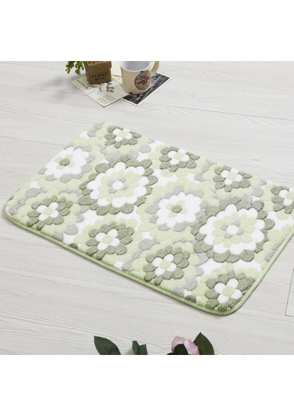 Lvsehuahuan Yaklaşık 50X80 cm 50*80/60*90/45*120 cm Dikdörtgen Halı Banyo Mutfak Halı Emici Kilim Mutfak Için Kaymaz Paspas Zemin Mat Tapete (Yurt Dışından)