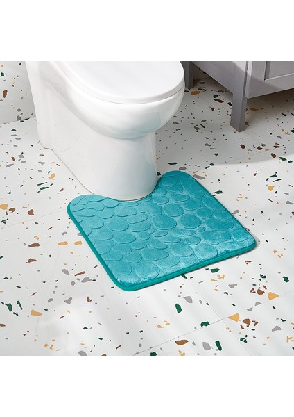 Gri 45CMX45CM Içbükey Tuvalet Zemin Mat Banyo Halı Kapı Mat Banyo Kaymaz Mat Banyo Ayak Mat Emici Kaymaz Paspaslar (Yurt Dışından) fiyatları