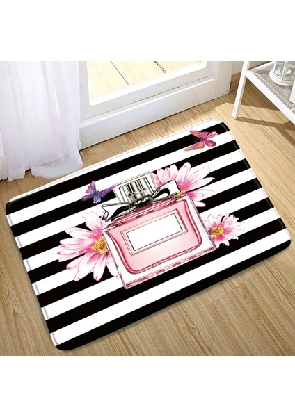 4694YJ-DD 45X75CM-17.7X29.9IN Parfüm Yüksek Topuklu Desen Pazen Banyo Paspas Tuvalet Halı Kapı Mat Banyo Kaymaz Halı Mutfak Yatak Odası Zemin Açık Paspas (Yurt Dışından) modelleri