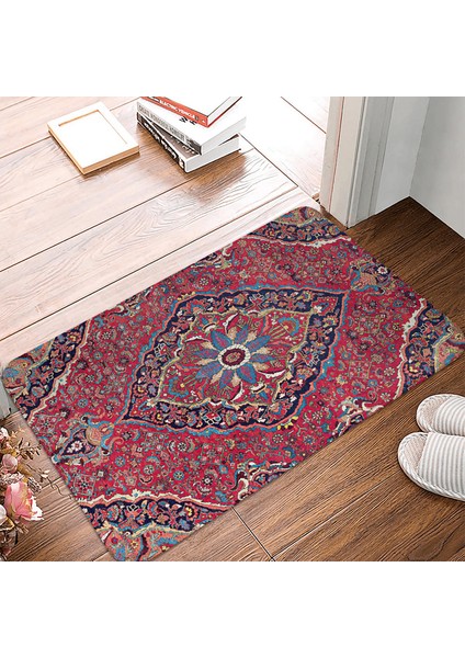 Vicky-Dd1-1 (96) 400MMX600MM Bohem Tarzı Paspas Giriş Dış Mekan Halıları Kaymaz Banyo Ayak Mat Mutfak Yatak Odası Koridor Uzun Kilim Giriş Kapısı Paspası (Yurt Dışından)